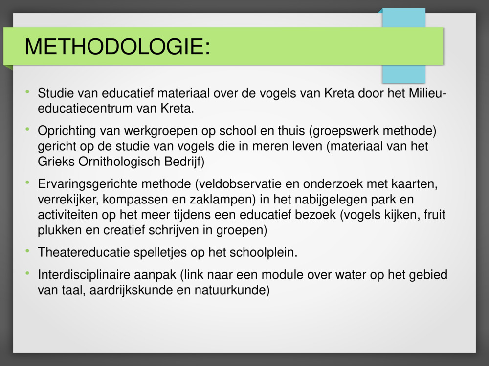 METHODOLOGIE: