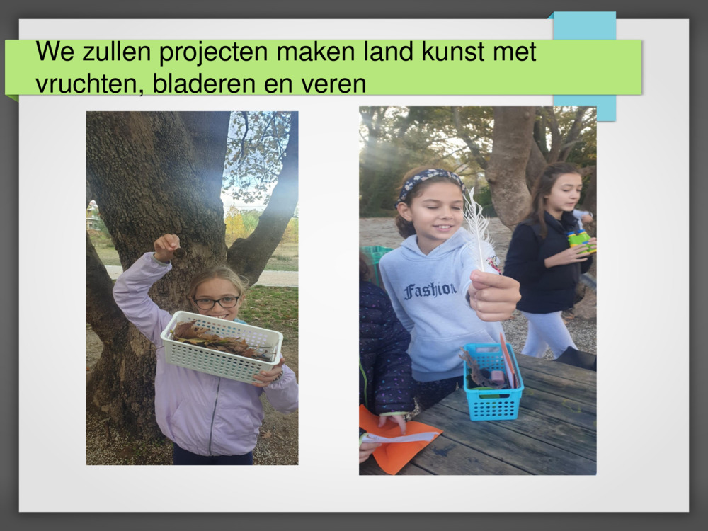 We zullen projecten maken 