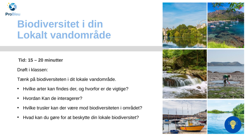 Biodiversitet i din 