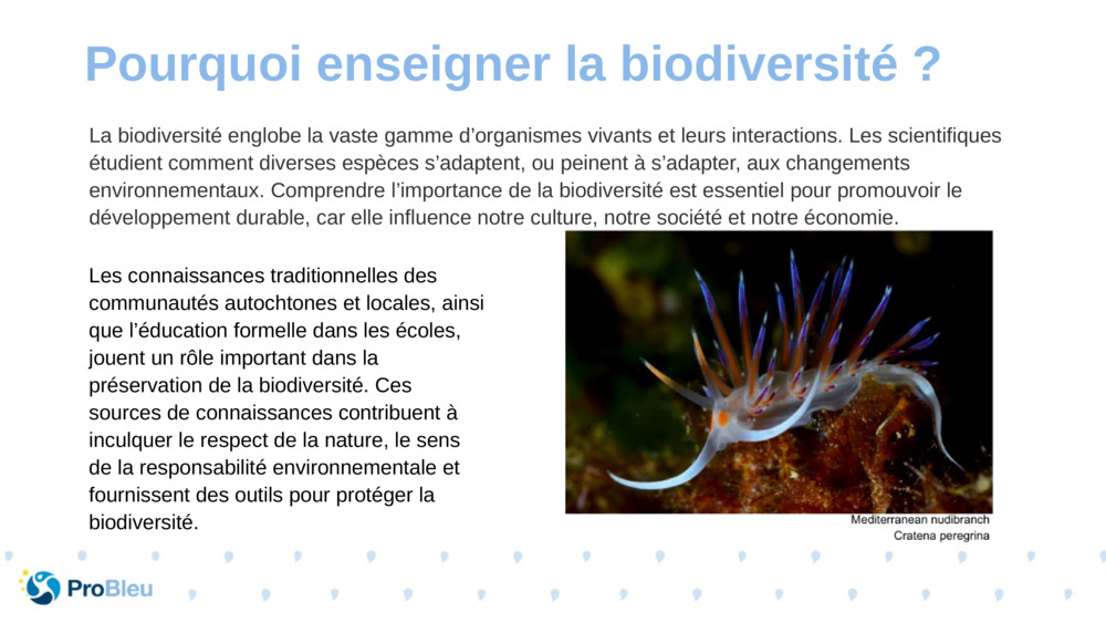 La biodiversité englobe la vaste gamme d’organismes vivants et leurs interactions. Les scientifiques étudient comment diverses espèces s’adaptent, ou peinent à s’adapter, aux changements environnementaux. Comprendre l’importance de la biodiversité est essentiel pour promouvoir le développement durable, car elle influence notre culture, notre société et notre économie.