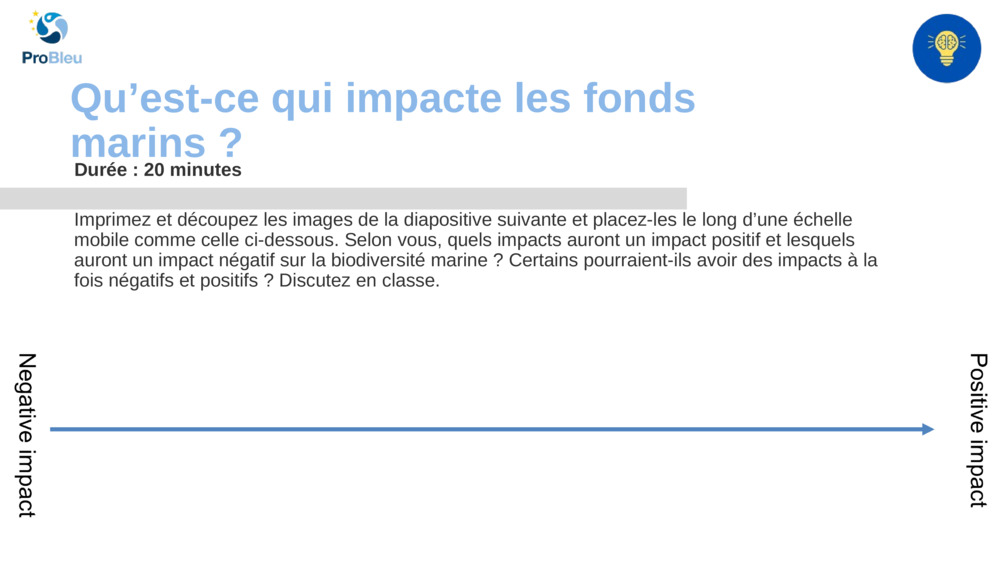 Qu’est-ce qui impacte les fonds marins ?