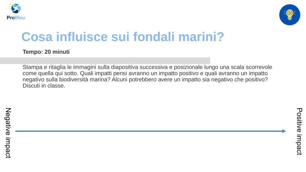 Cosa influisce sui fondali marini?