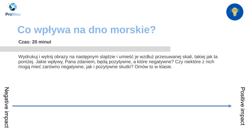 Co wpływa na dno morskie?