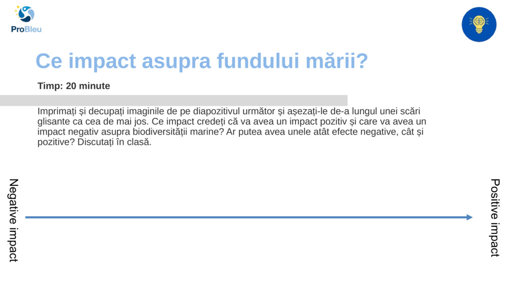 Ce impact asupra fundului mării?