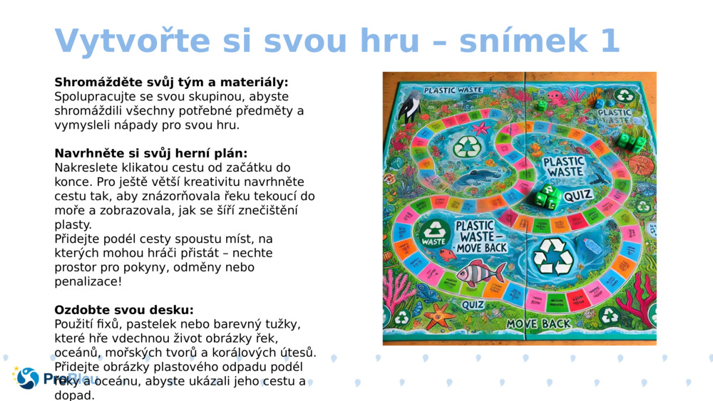 Vytvořte si svou hru – snímek 1