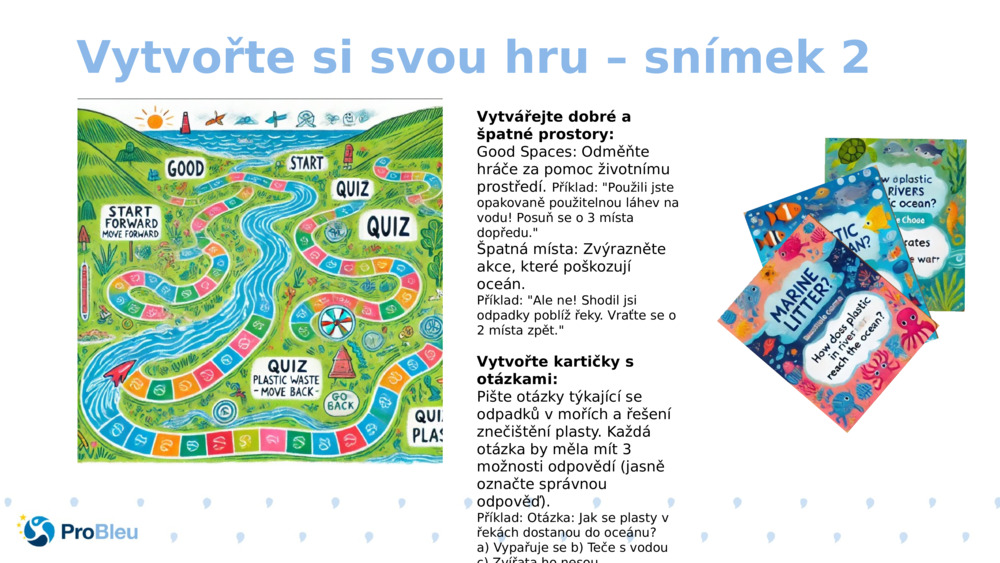 Vytvořte si svou hru – snímek 2