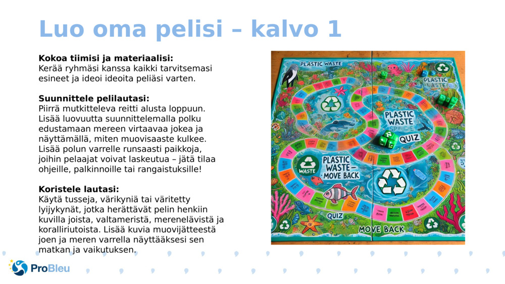 Luo oma pelisi – kalvo 1