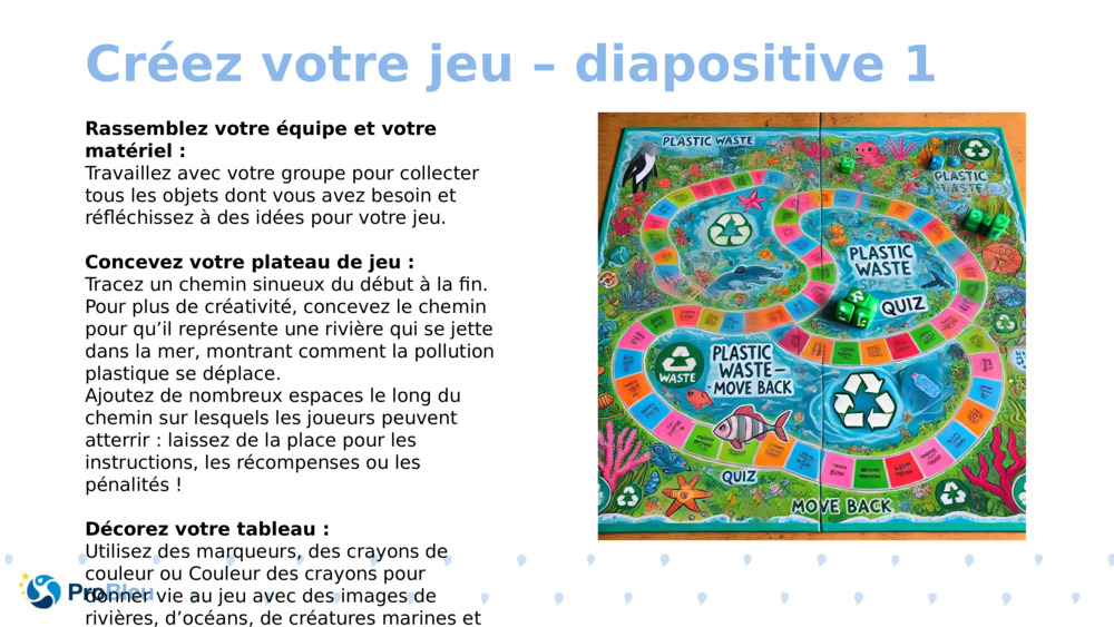 Créez votre jeu – diapositive 1