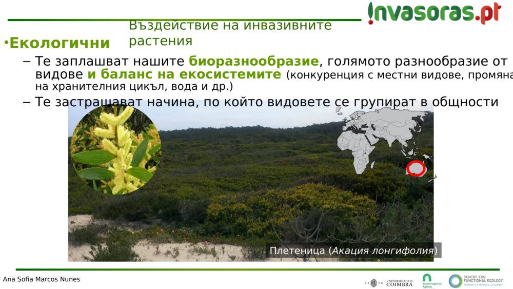 Въздействие на инвазивните растения 