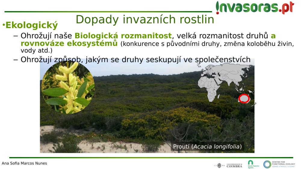 Dopady invazních rostlin 