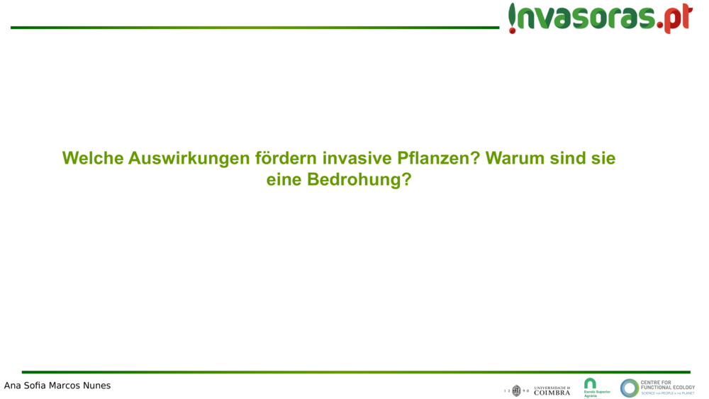 Welche Auswirkungen fördern invasive Pflanzen? Warum sind sie eine Bedrohung?