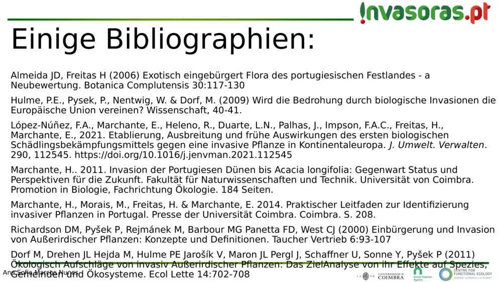 Einige Bibliographien: