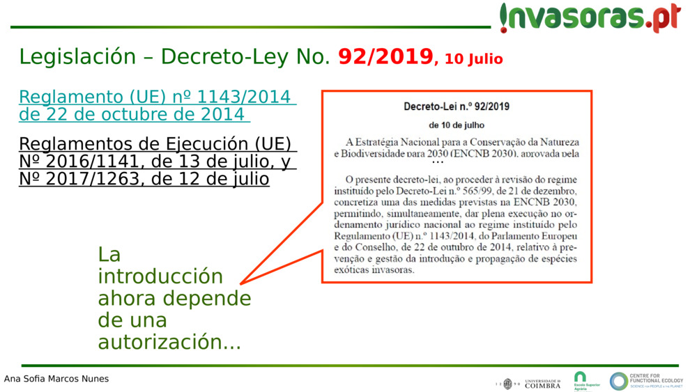Legislación – Decreto-Ley No. 