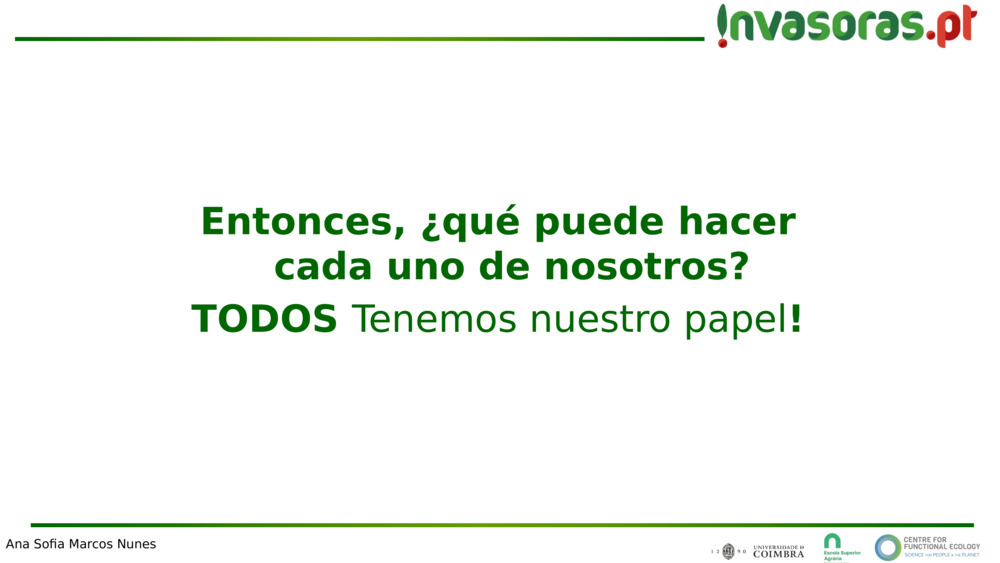 Entonces, ¿qué puede hacer cada uno de nosotros?