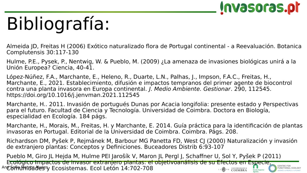 Bibliografía: