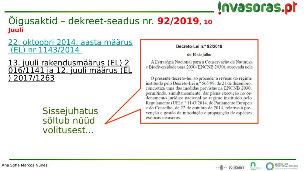Õigusaktid – dekreet-seadus nr. 