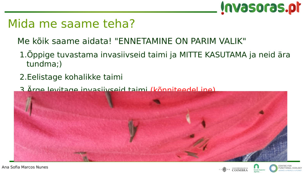 Me kõik saame aidata! "ENNETAMINE ON PARIM VALIK"