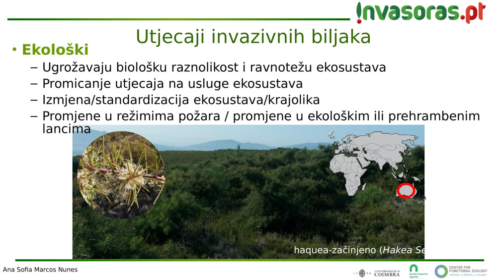 Utjecaji invazivnih biljaka 