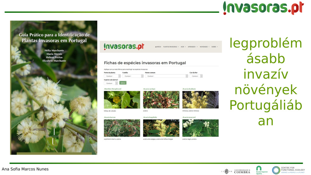 legproblémásabb invazív növények Portugáliában