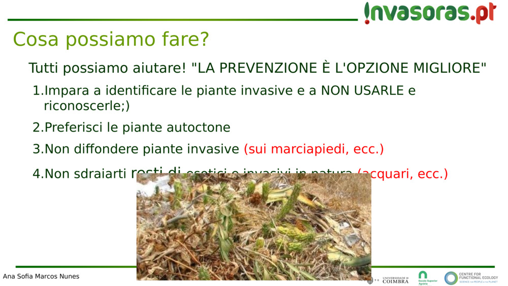 Tutti possiamo aiutare! "LA PREVENZIONE È L'OPZIONE MIGLIORE"