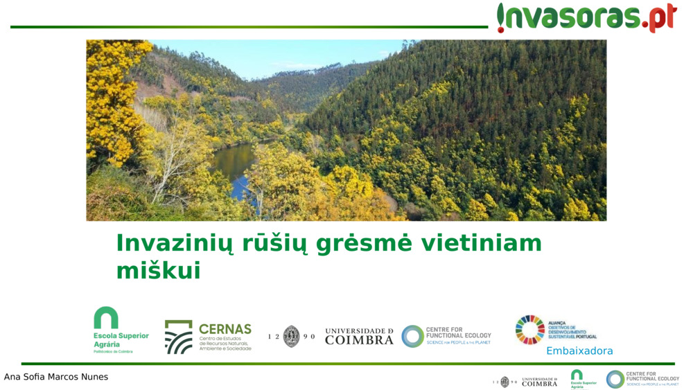 Invazinių rūšių grėsmė vietiniam miškui