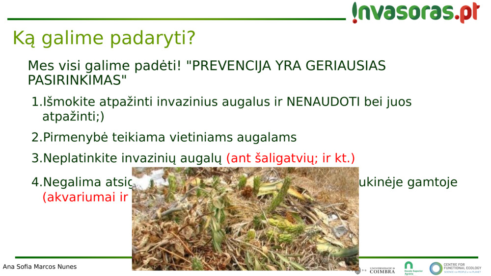 Mes visi galime padėti! "PREVENCIJA YRA GERIAUSIAS PASIRINKIMAS"