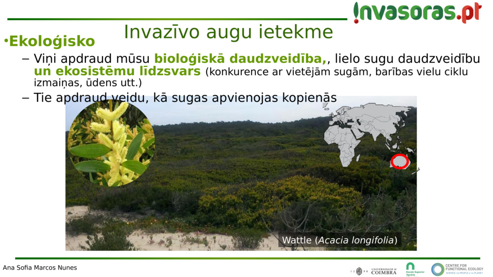 Invazīvo augu ietekme 