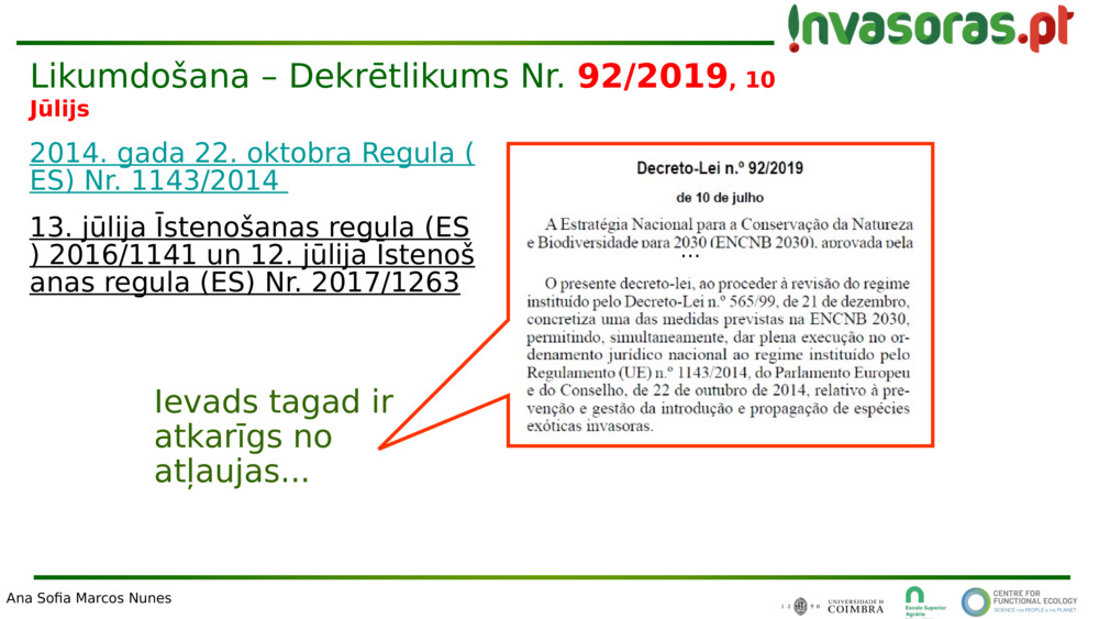 Likumdošana – Dekrētlikums Nr. 