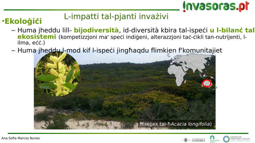 L-impatti tal-pjanti invażivi 