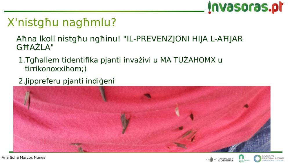 Aħna lkoll nistgħu ngħinu! "IL-PREVENZJONI HIJA L-AĦJAR GĦAŻLA"
