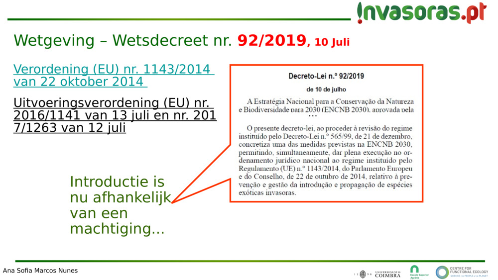 Wetgeving – Wetsdecreet nr. 