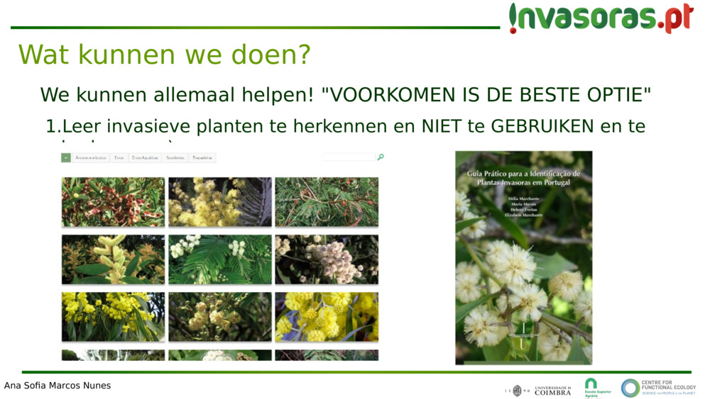 We kunnen allemaal helpen! "VOORKOMEN IS DE BESTE OPTIE"