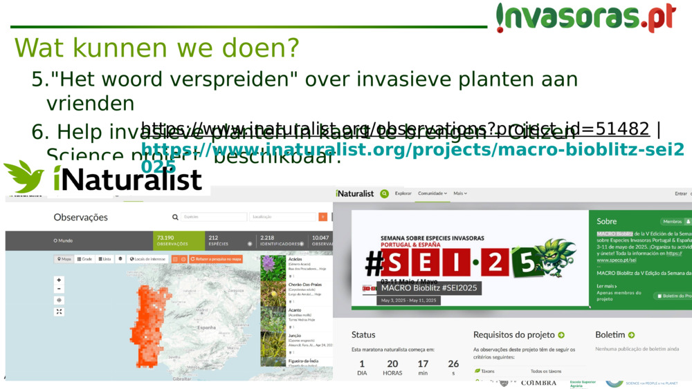"Het woord verspreiden" over invasieve planten aan vrienden