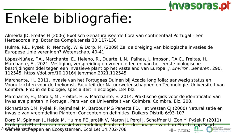 Enkele bibliografie: