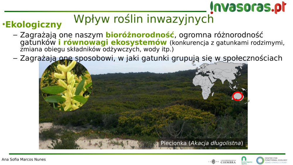 Wpływ roślin inwazyjnych 