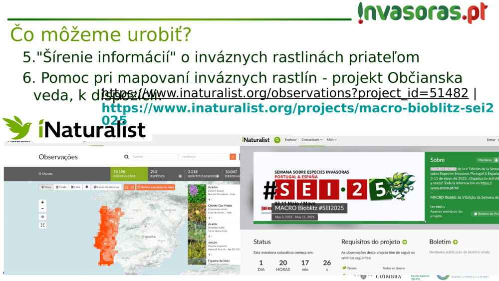 "Šírenie informácií" o inváznych rastlinách priateľom