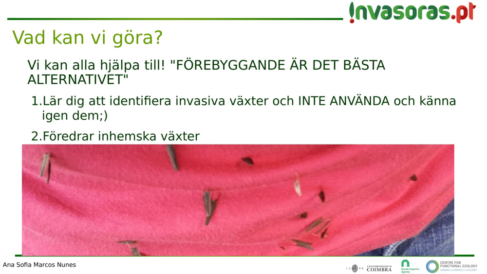 Vi kan alla hjälpa till! "FÖREBYGGANDE ÄR DET BÄSTA ALTERNATIVET"