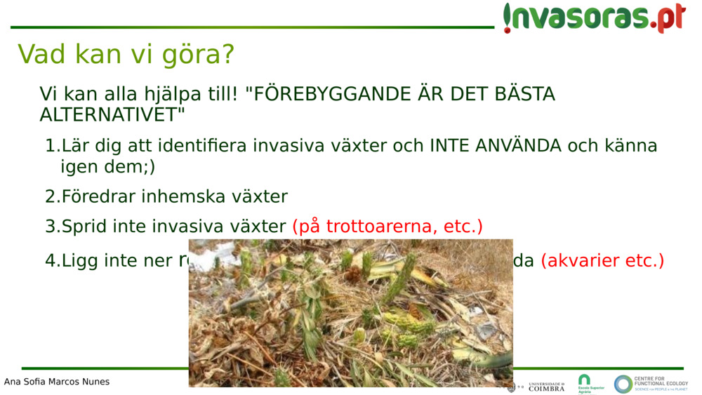 Vi kan alla hjälpa till! "FÖREBYGGANDE ÄR DET BÄSTA ALTERNATIVET"