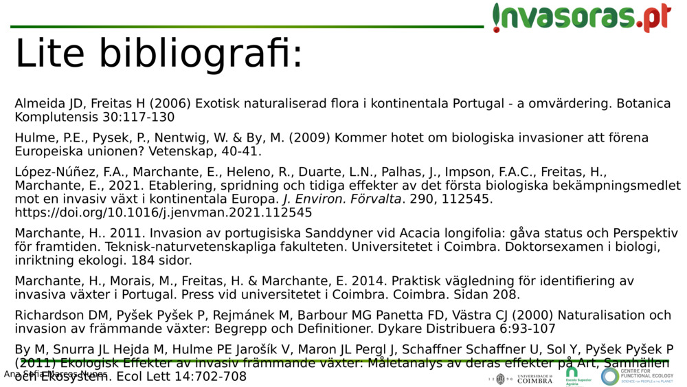 Lite bibliografi: