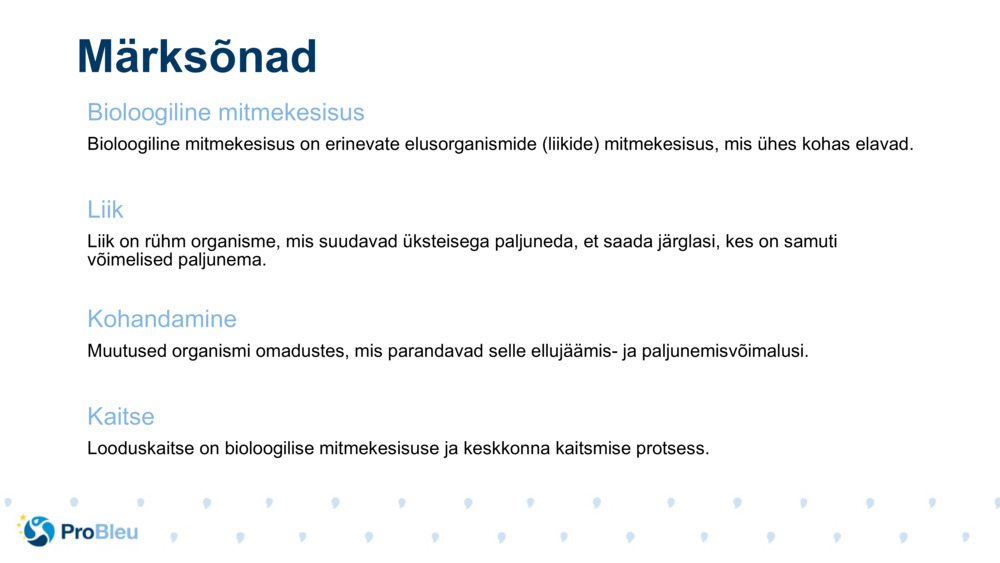 Märksõnad