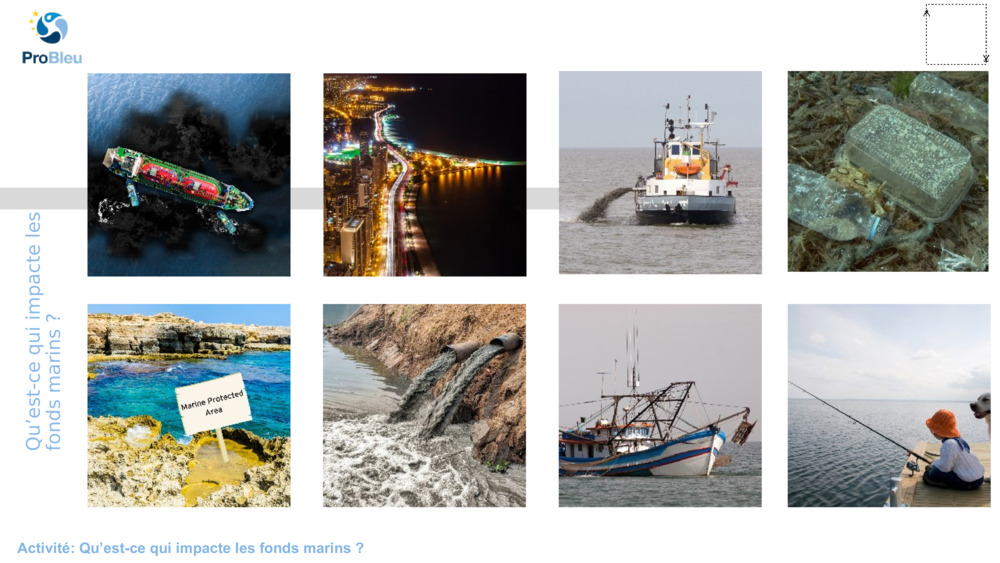 Qu’est-ce qui impacte les fonds marins ?