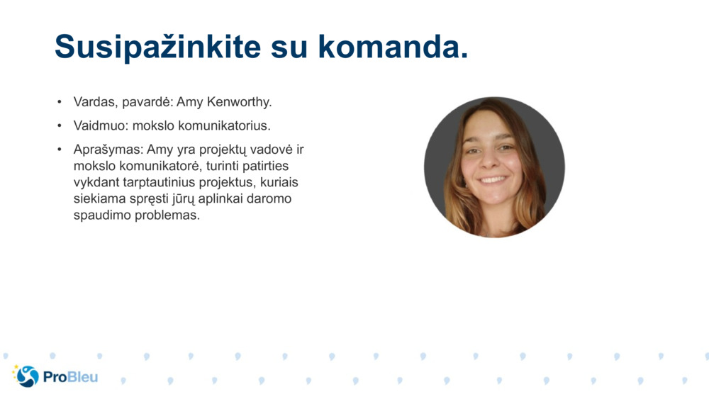 Vardas, pavardė: Amy Kenworthy.