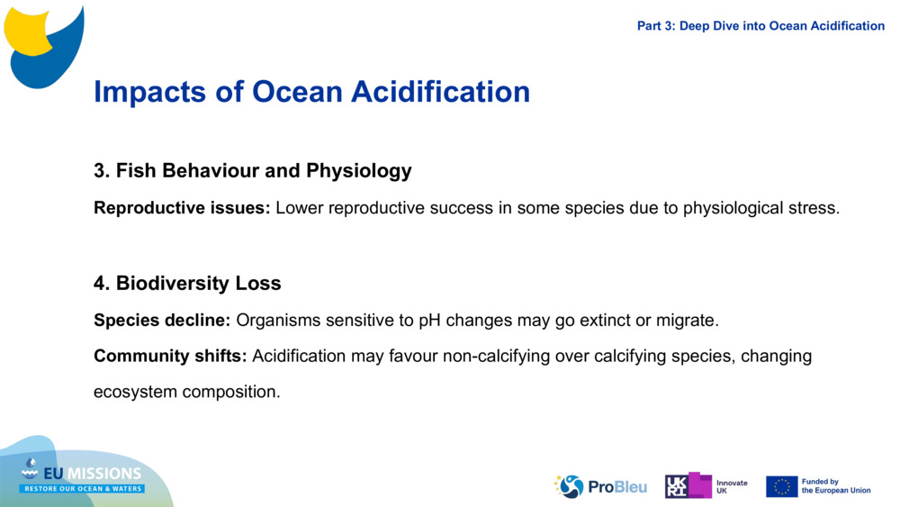 Impacts of Ocean Acidification