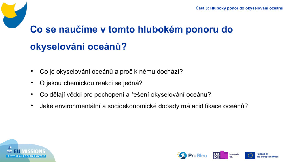 What will we learn in this Ocean Acidification Deep Dive?