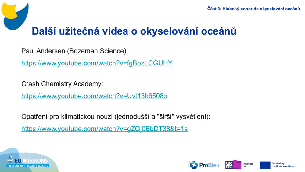 Other useful ocean acidification videos