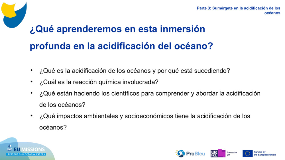 What will we learn in this Ocean Acidification Deep Dive?