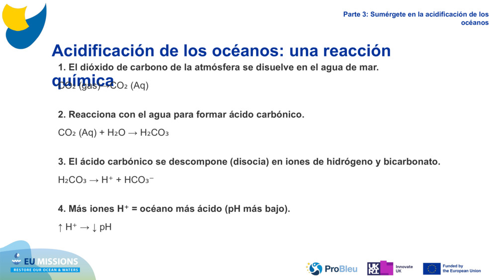 Ocean Acidification: A chemical reaction