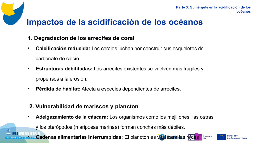 Impacts of Ocean Acidification