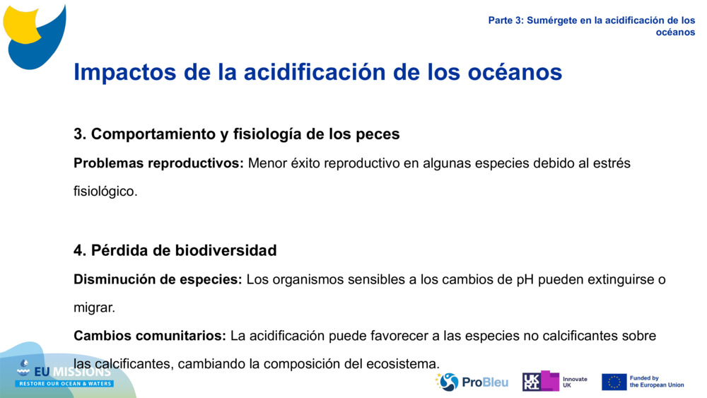 Impacts of Ocean Acidification