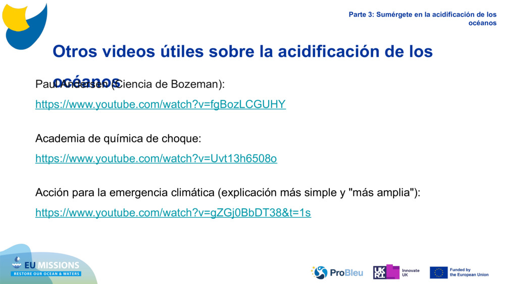 Other useful ocean acidification videos